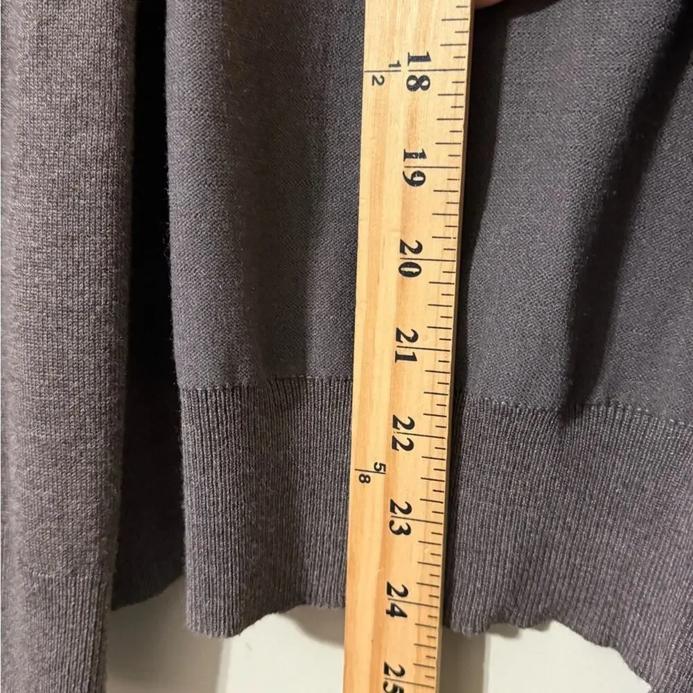 GRACE KARIN size XL brown open front button up soft knit cardigan long sleeve - Picture 9 of 12